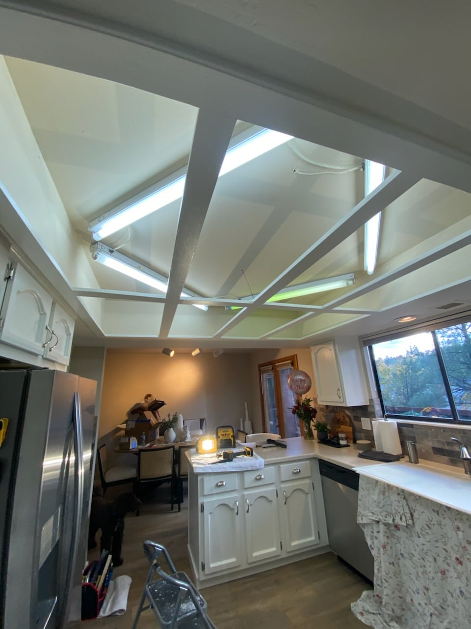 Kitchen Ceiling Lighting and Drywall Repair in Prescott