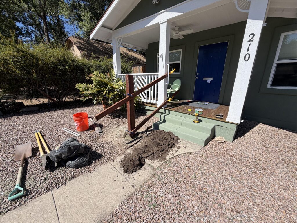 Wood Handrail Installation in Prescott — handrail design