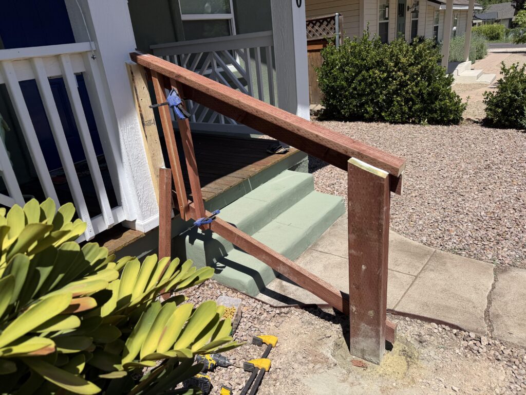 Wood Handrail Installation in Prescott — prescott az