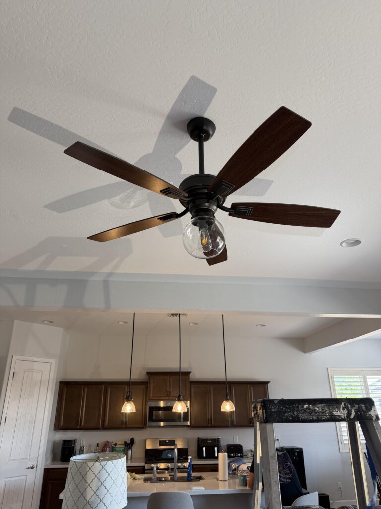 Ceiling Fan and Lighting Installation in Prescott Valley — lighting installation