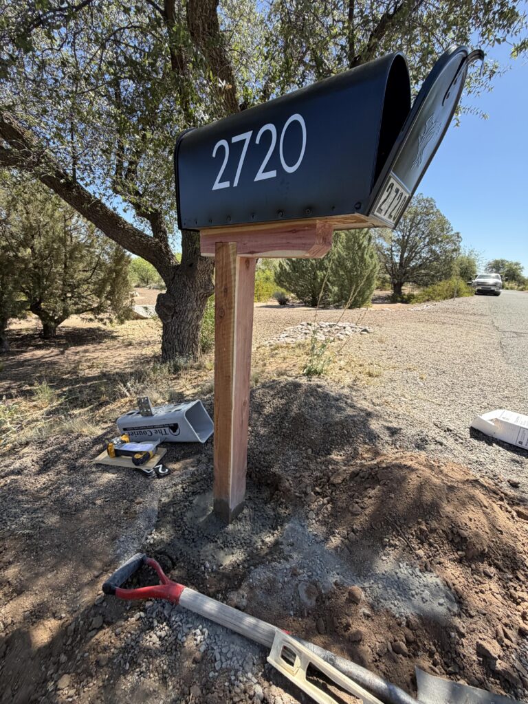 Mailbox Post Replacement in Prescott — mailbox installation